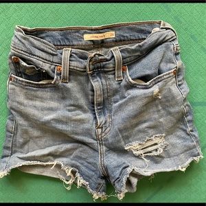 Levi’s High Waisted Shorts